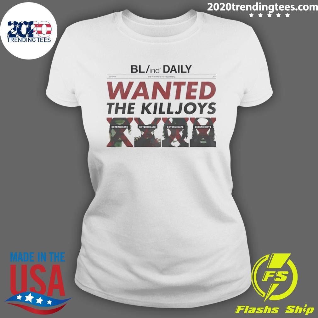 Blind Daily Wanted The Killjoys My Chemical Romance Shirt