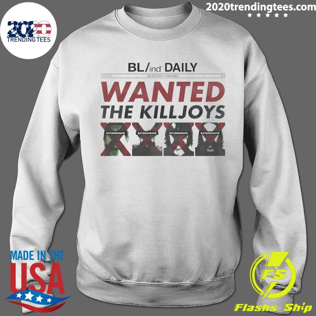 Blind Daily Wanted The Killjoys My Chemical Romance Shirt
