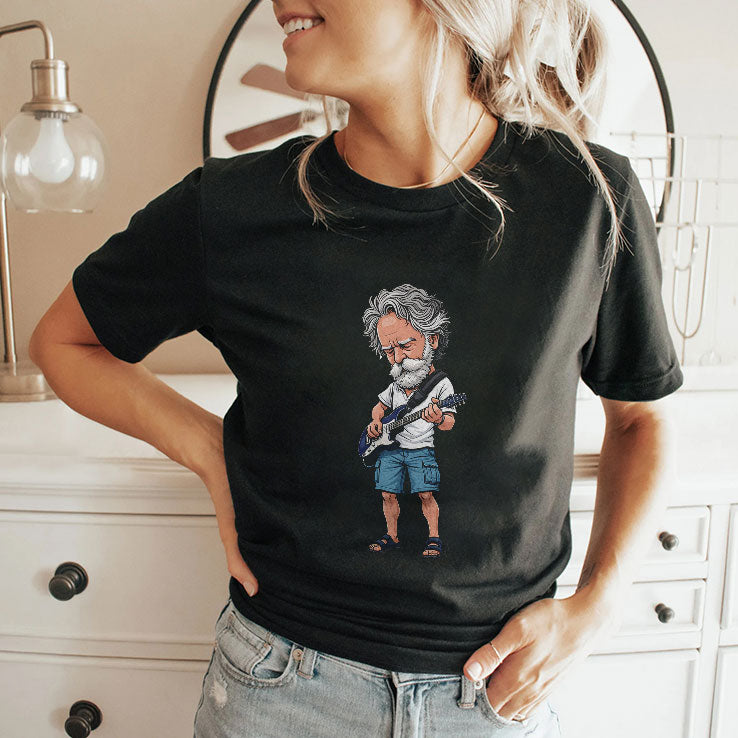 Bob Weir Guitar Illustration T Shirt