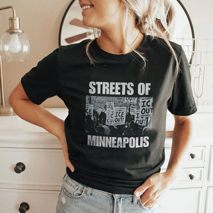 Bruce Springsteen Streets Of Minneapolis ICE Out Shirt
