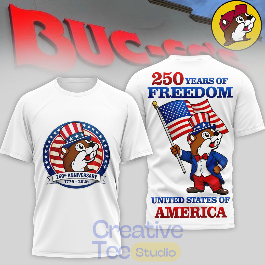 Buc-ee’s 250 Years of Freedom USA Tee