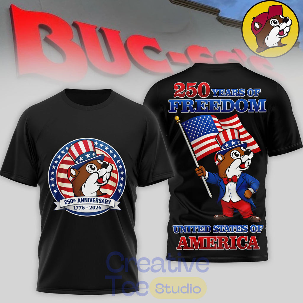 Buc-ee’s 250 Years of Freedom USA Tee