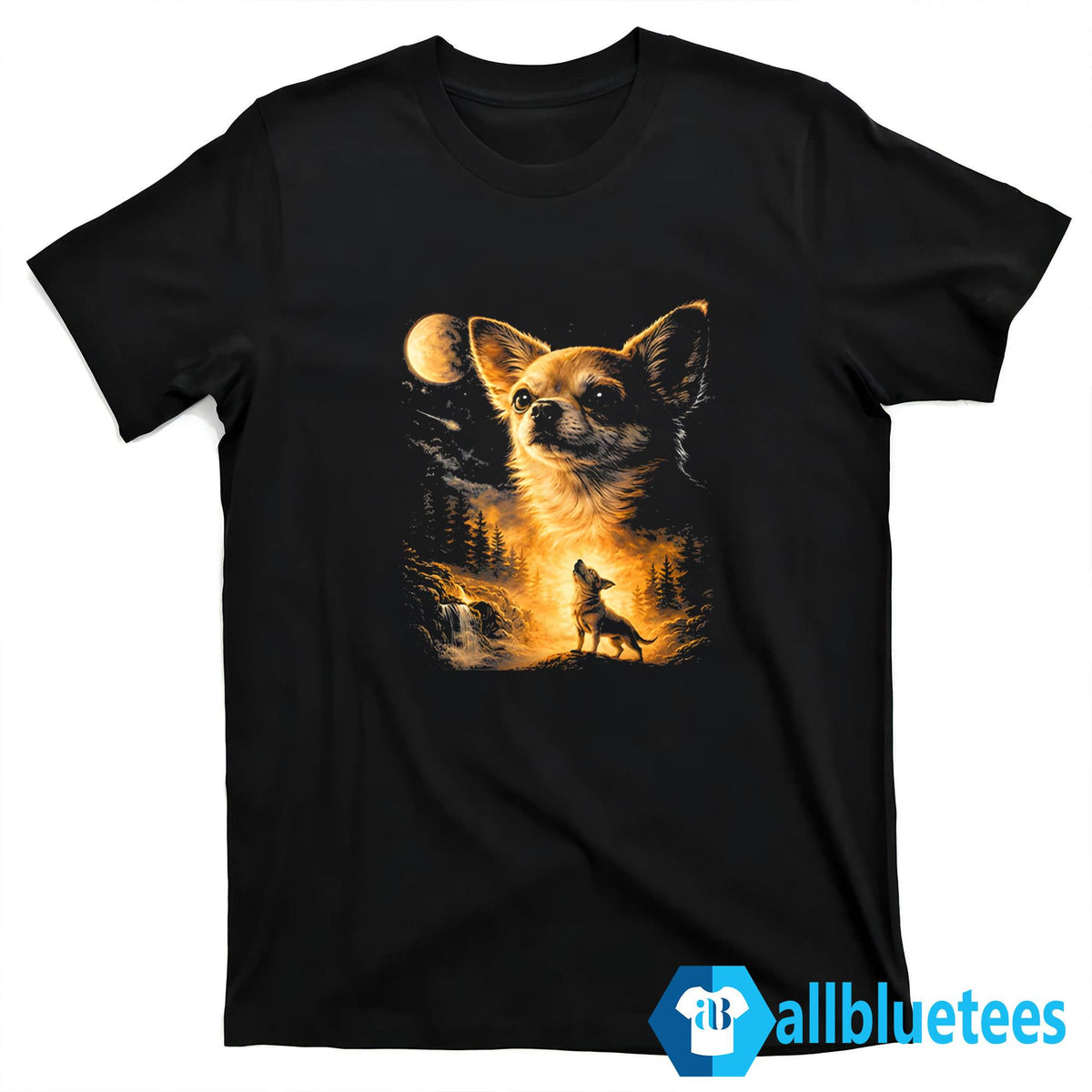 Chihuahua Howling To The Moon Shirt