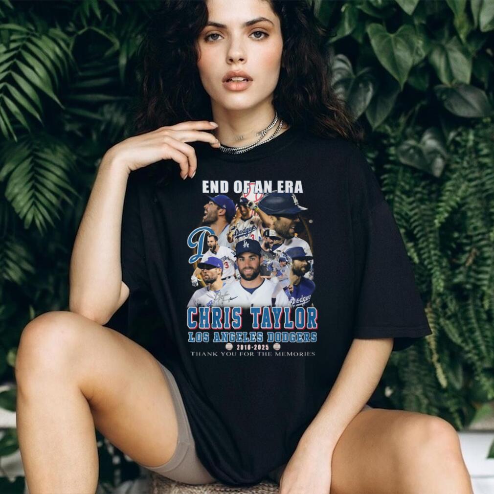 Chris Taylor Los Angeles Dodgers End Of An Era 2016 2025 Shirt