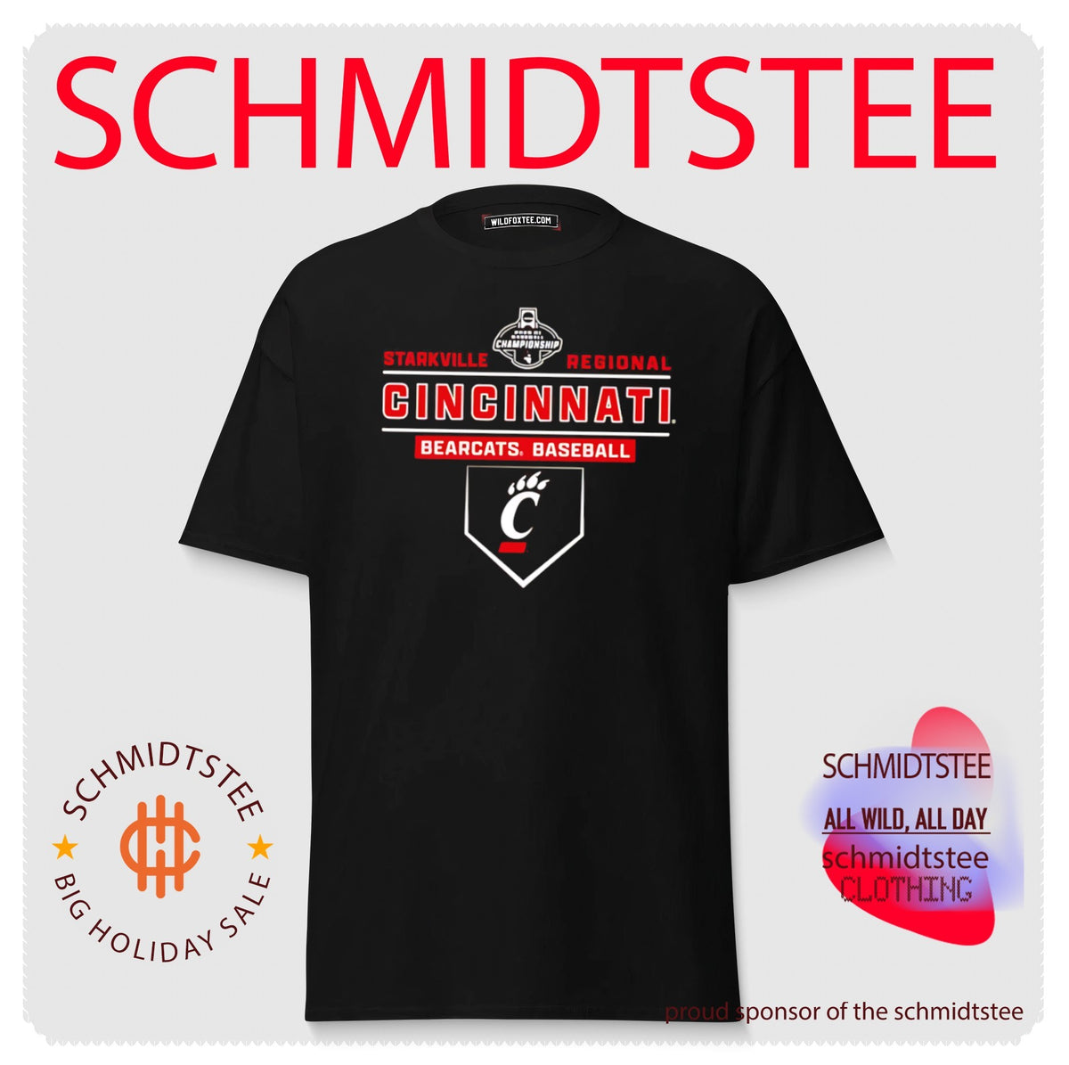 Cincinnati Baseball 2026 Regional Bound shirt