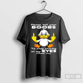 Classic Duck Middle Finger Please Tell Your Boobs To Stop Staring At My Eyes Tee