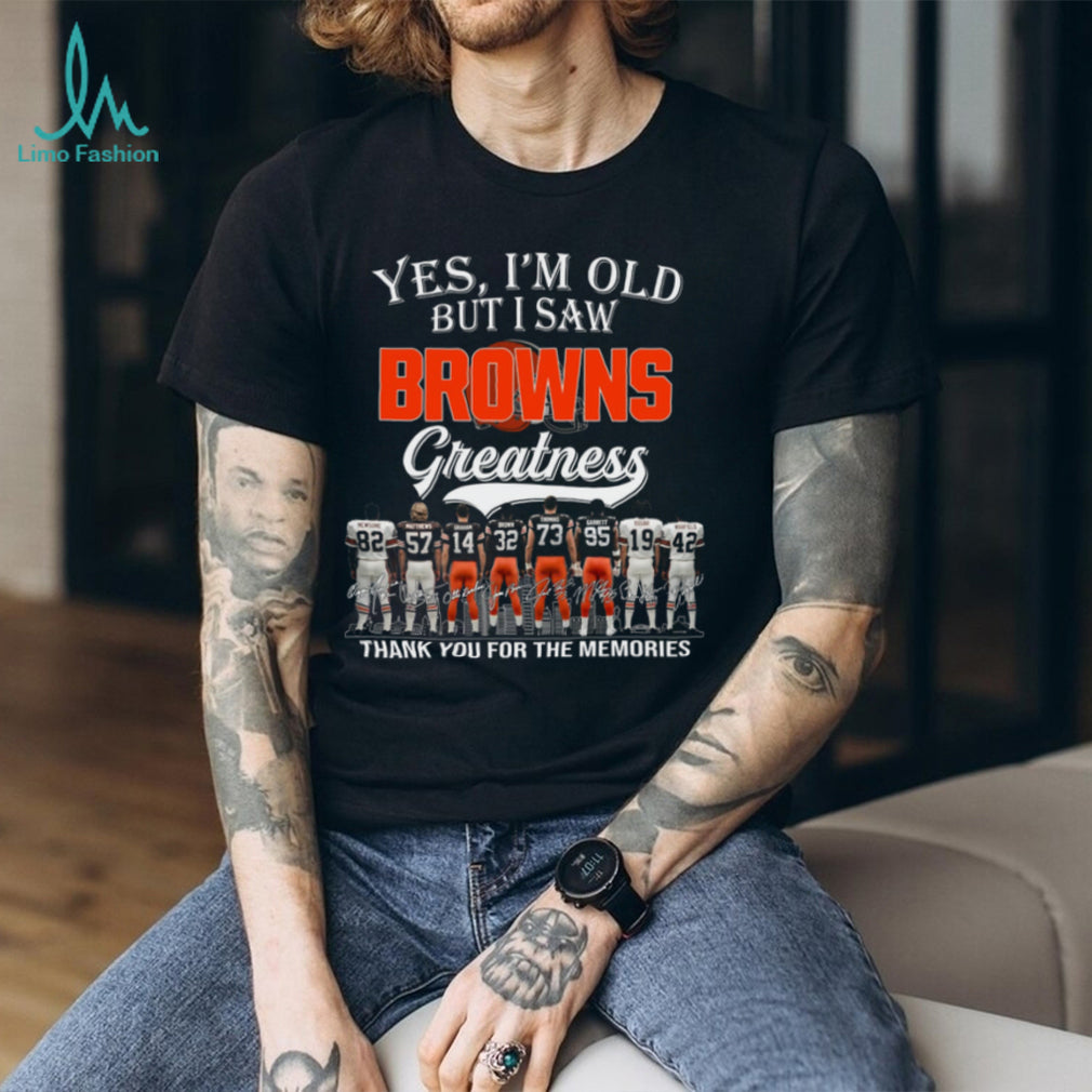 Cleveland Browns Football Team Legends Retro Style Greatness Gift For Loyal Fans Shirt