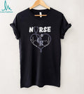 Colorado Rockies Baseball Nurse Heart Stethoscope Healthcare Purple White Colorado T Shirt