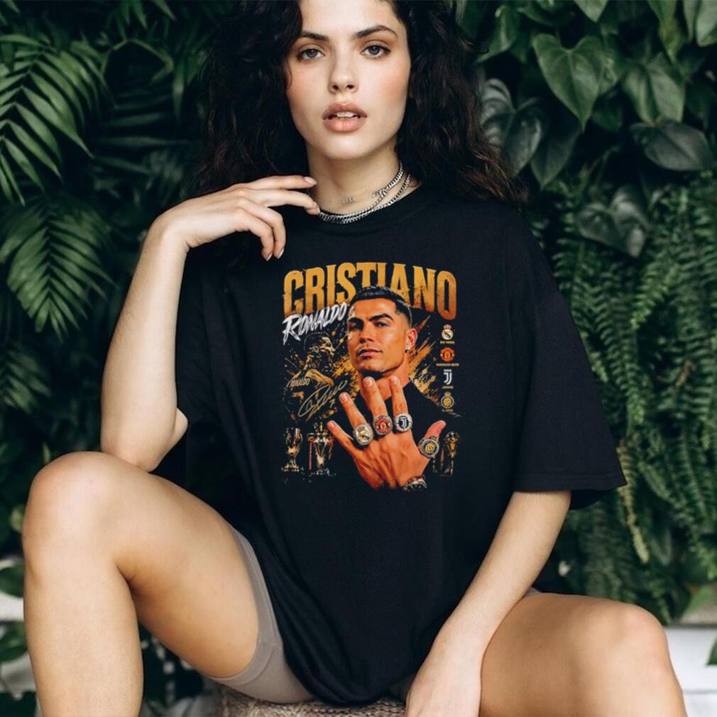 Cristiano Ronaldo Arsenal Fc Rings team logo signature shirt