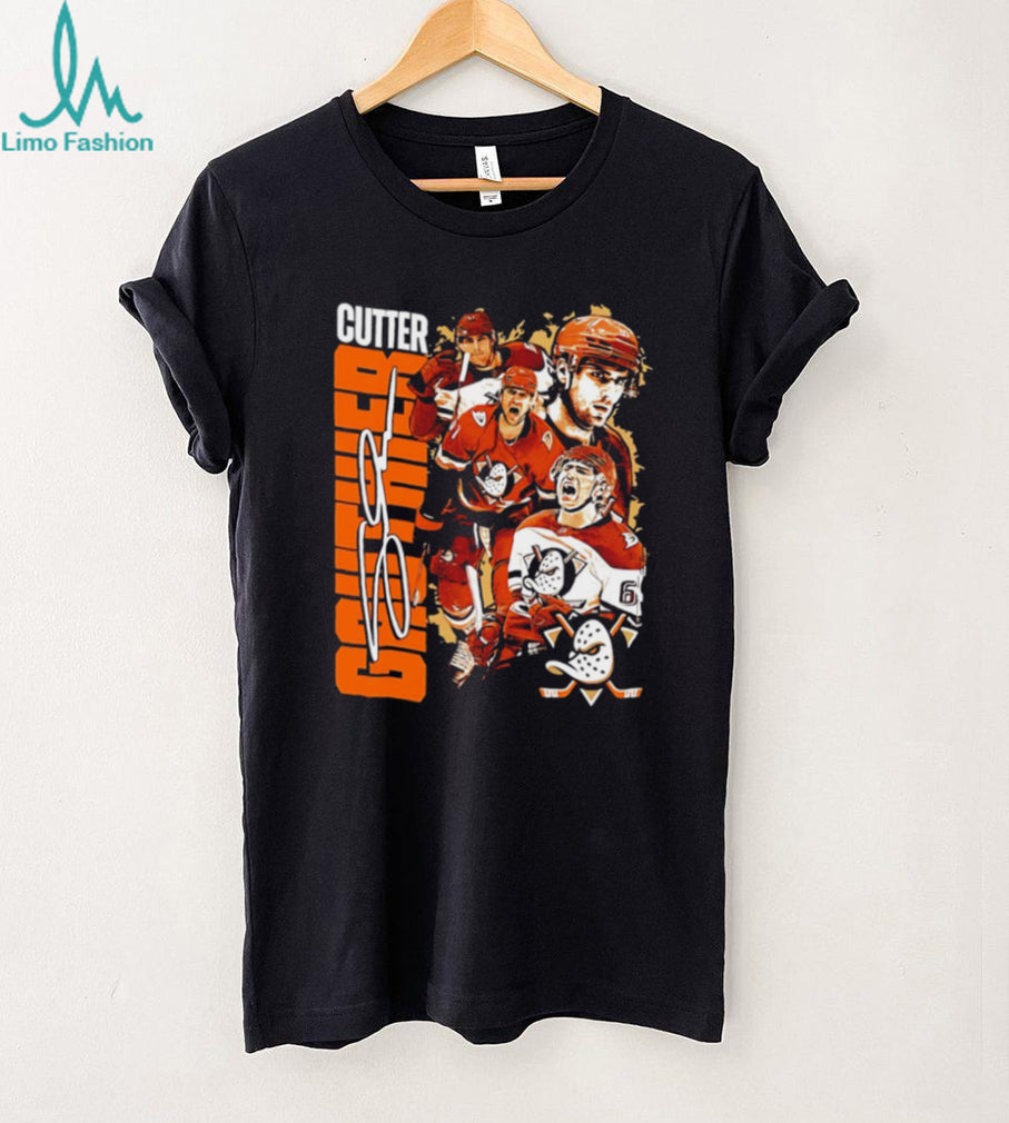 Cutter Gauthier Anaheim Ducks Signature Series NHL Hockey Fan Gear T Shirt