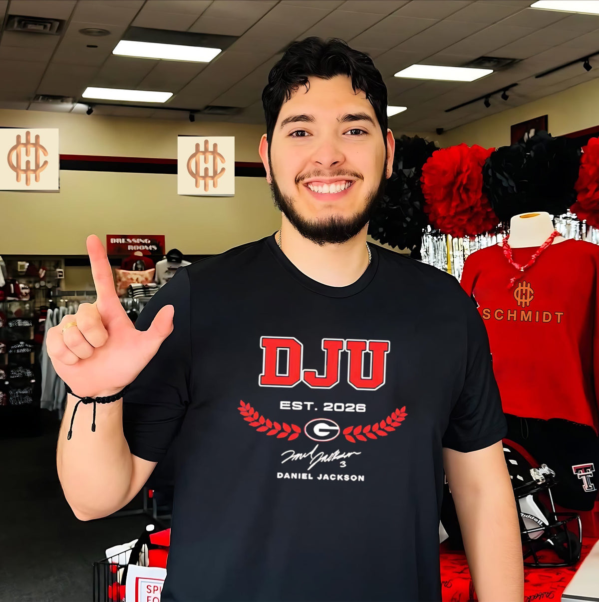 DJU Daniel Jackson Georgia Baseball signature shirt