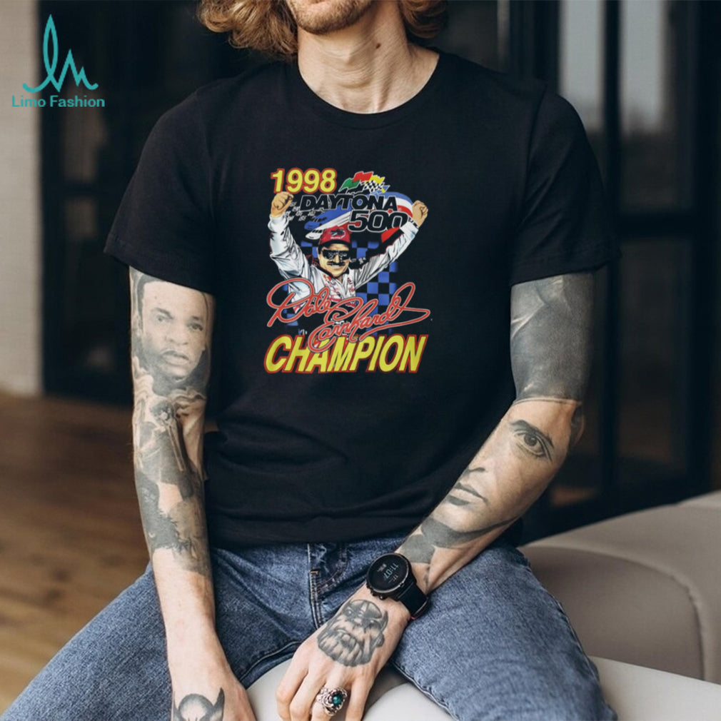 Dale Earnhardt 1998 Daytona 500 Champion Vintage Racing T Shirt