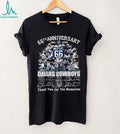 Dallas Cowboys 66th Anniversary 1960 2026 Legends Signatures Football Team Shirt