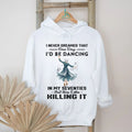 Dancing In My Seventies Senior Dancer Birthday Gift Shirt