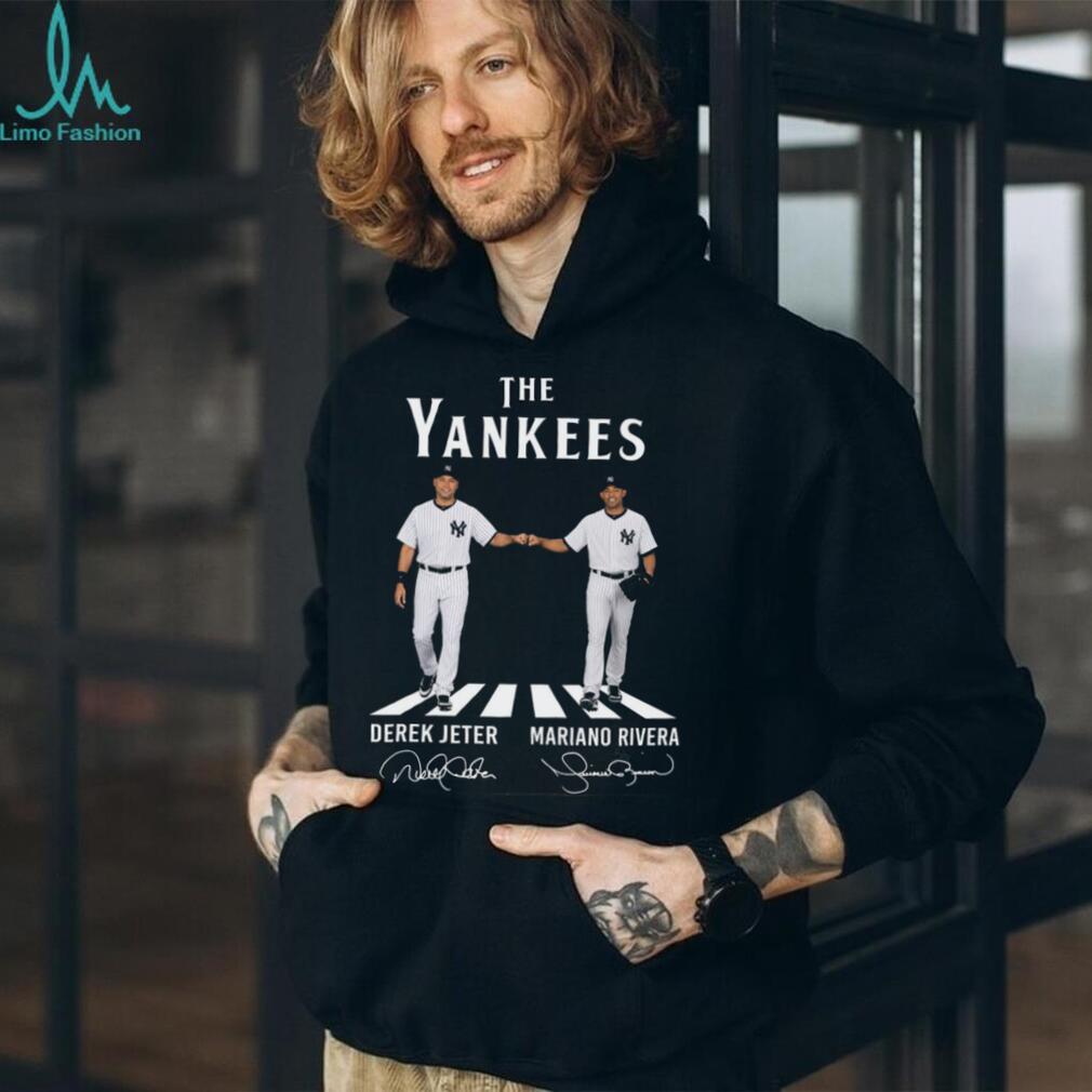 Derek Jeter Mariano Rivera Yankees Baseball Duo Vintage Retro Style Men Fans Celebration Shirt
