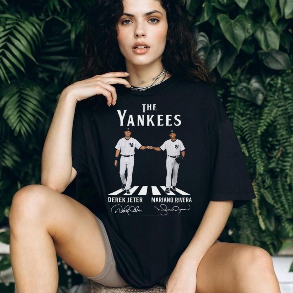 Derek Jeter Mariano Rivera Yankees Baseball Duo Vintage Retro Style Men Fans Celebration Shirt
