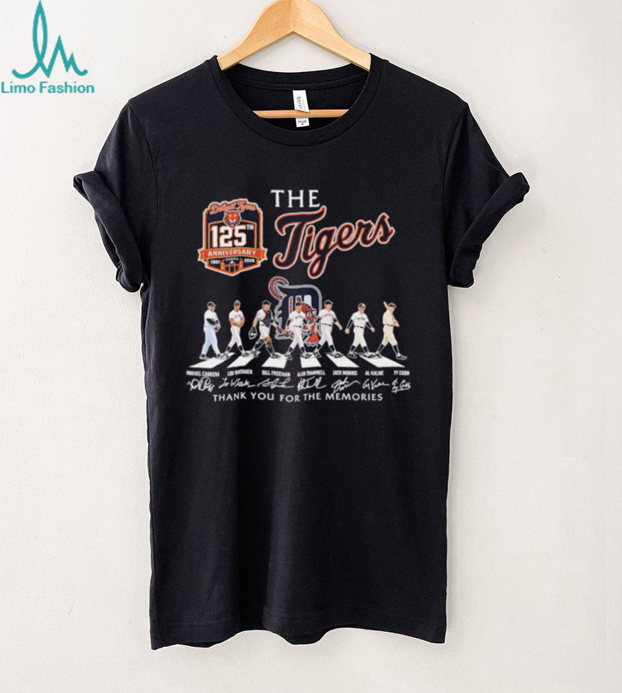 Detroit Tigers 125th Anniversary 1901 2026 Legends Abbey Road T Shirt