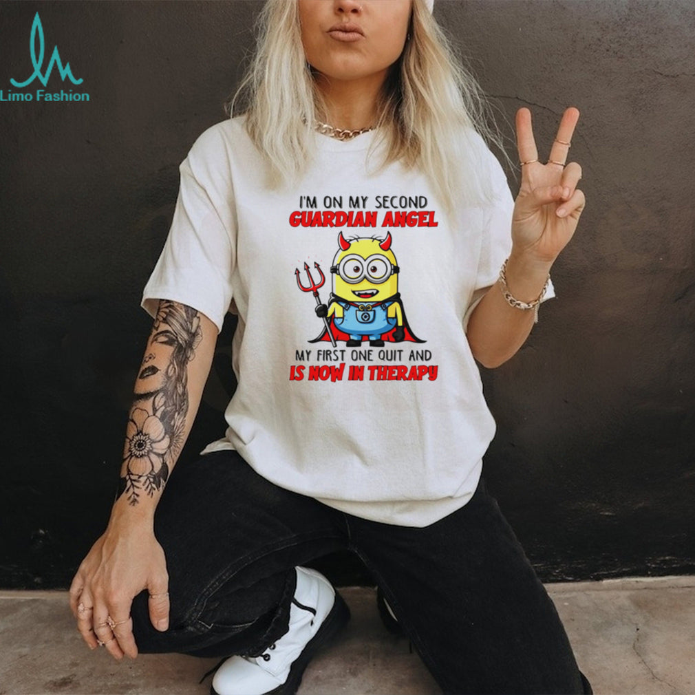 Devil Minion Second Guardian Angel In Therapy Funny T Shirt
