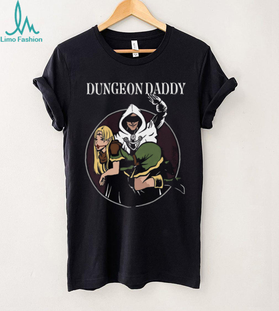 Dungeon Daddy Fantasy RPG Spanking T Shirt Dark Humor Gamer Apparel