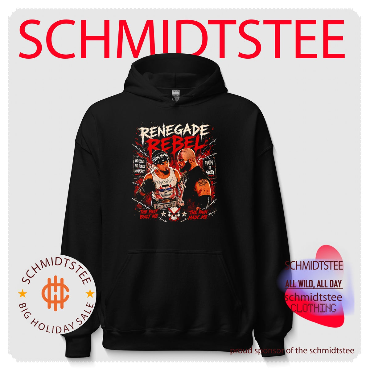 Eddie Kingston vs Jon Moxley renegade rebel graphic shirt