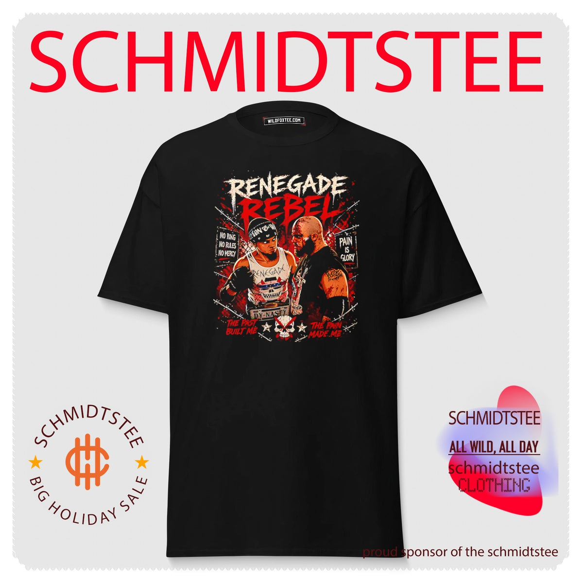 Eddie Kingston vs Jon Moxley renegade rebel graphic shirt