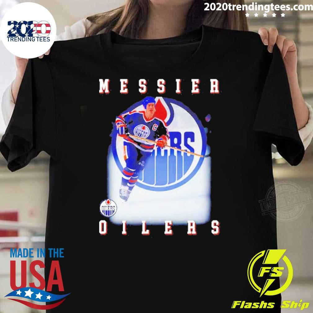 Edmonton Oilers Mark Messier Photo Shirt