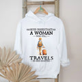Elderly Woman Travel Lover Never Underestimate Graphic Shirt