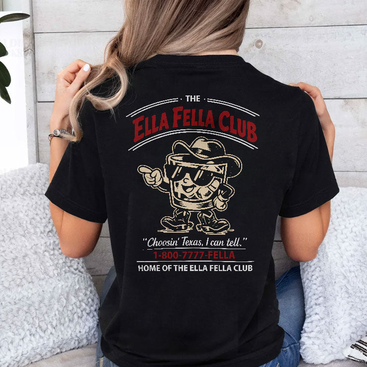 Ella Fella Club Cowboy T Shirt
