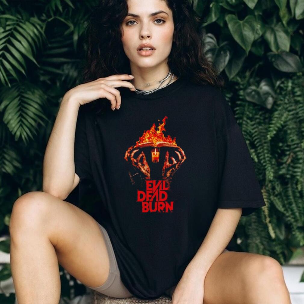 Evil Dead Burn Horror Movie Graphic shirt