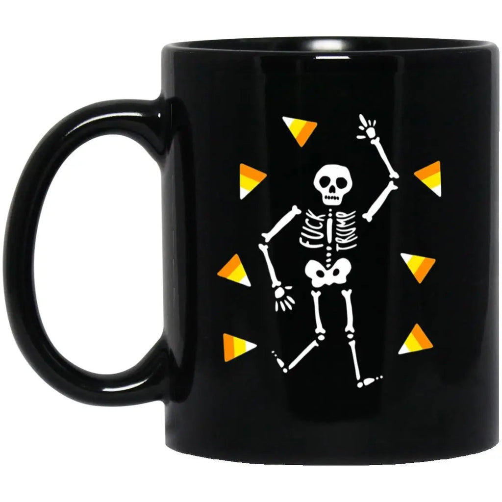 FDT Slightly Subtle Halloween Skeleton Mug