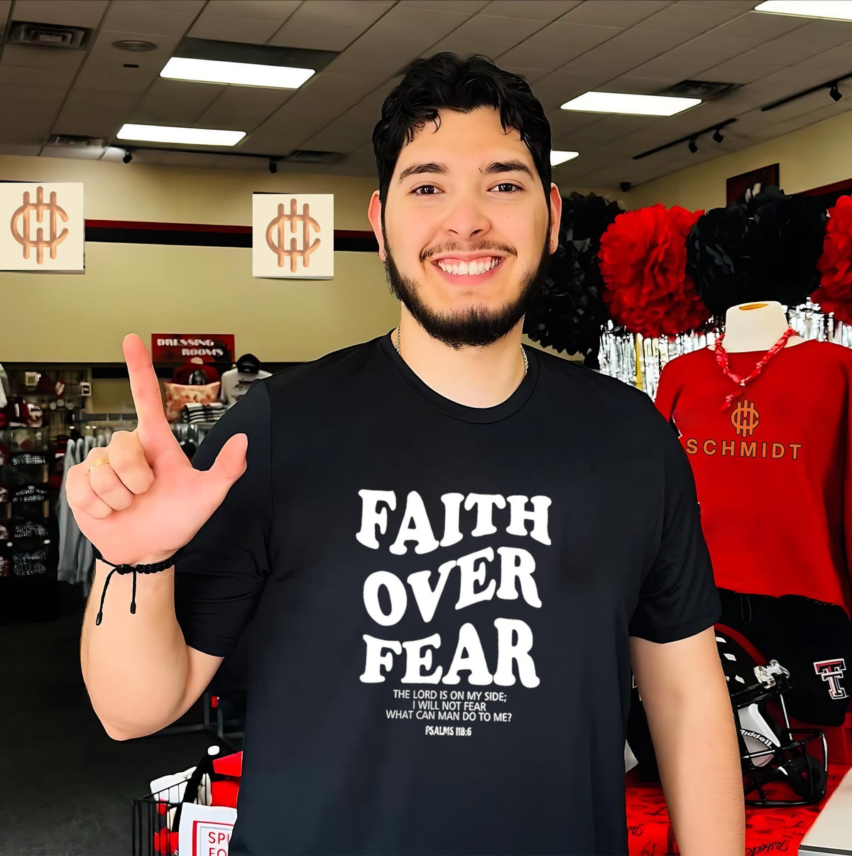 Faith over fear the Lord is on my side shirt