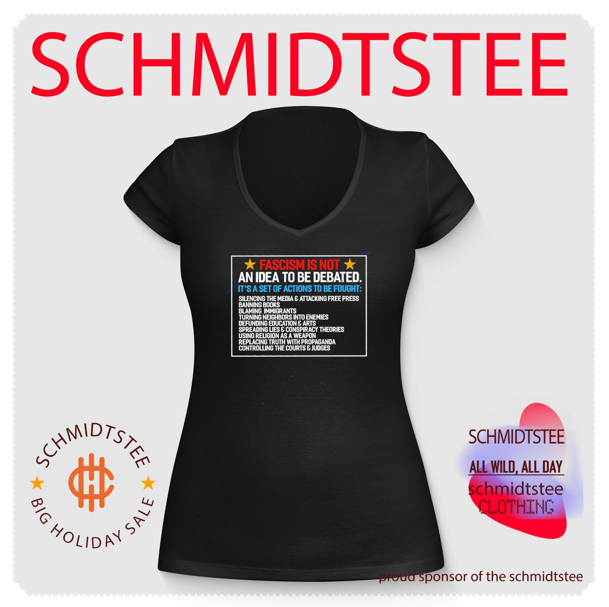 Fascism is not an idea to be debated It’s a set of actions shirt