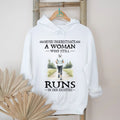 Female Runner Never Underestimate Woman Who Runs In Her Eighties Shirt