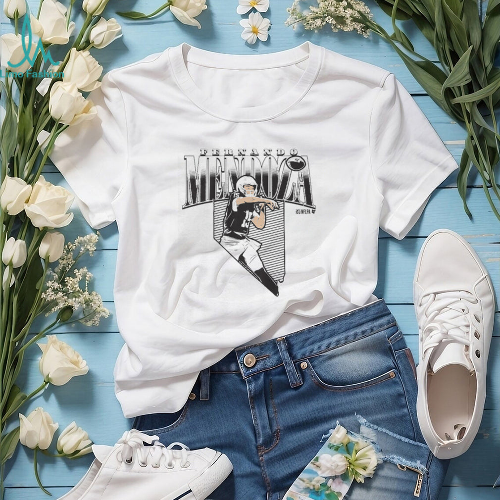 Fernando Mendoza Nevada Football Quarterback Retro Action Shot Sports Fan T Shirt