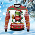 Frog Beer Hoppy Christmas Ugly Sweater