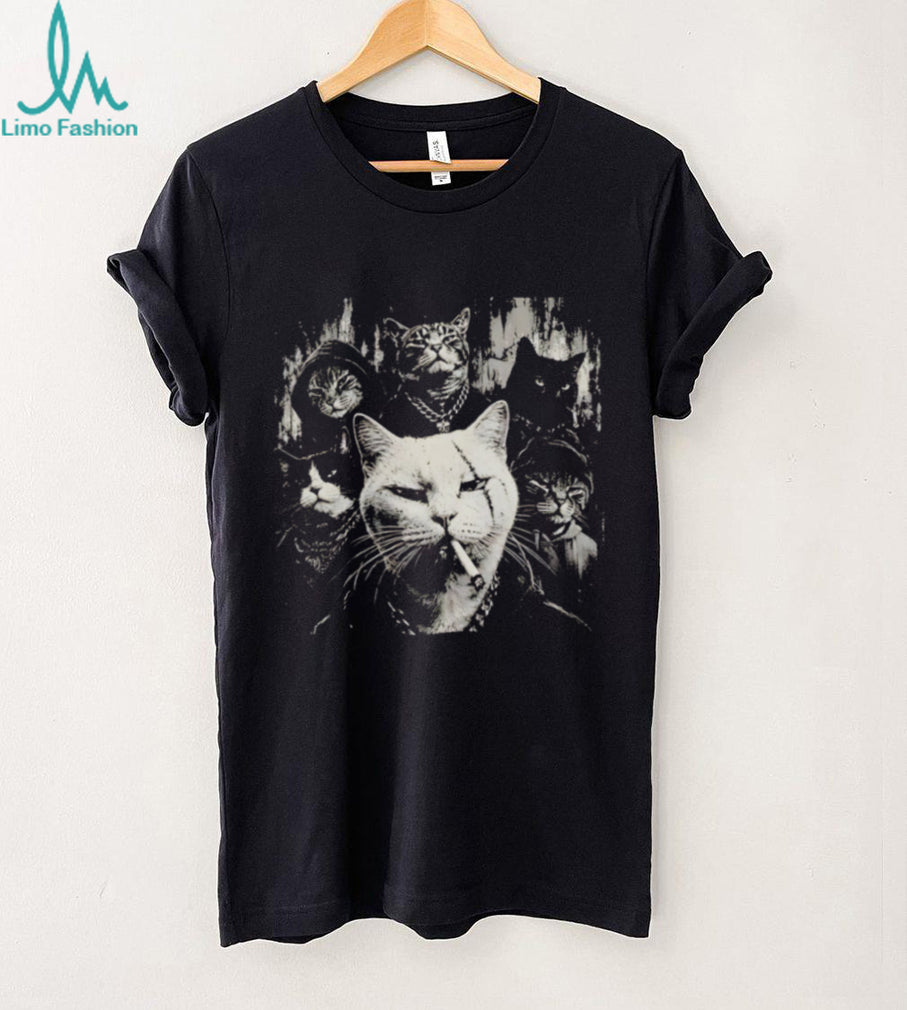 Gangster Cat Smoking Meme shirt