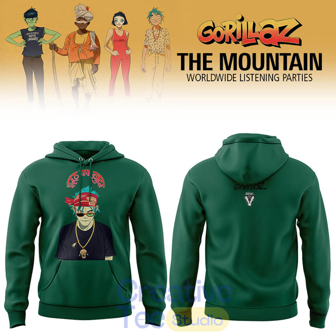Gorillaz “The Mountain” Worldwide Listening Parties in LA 2026 Hoodie