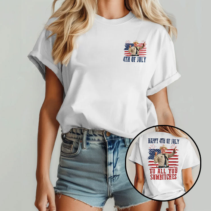 Happy 4th Of July To All You Sumbitches Smokey And The Bandit Shirt