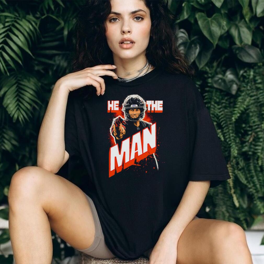 He The Man Baker Mayfield Tampa Bay Football Fans Vintage Style Men T Shirt