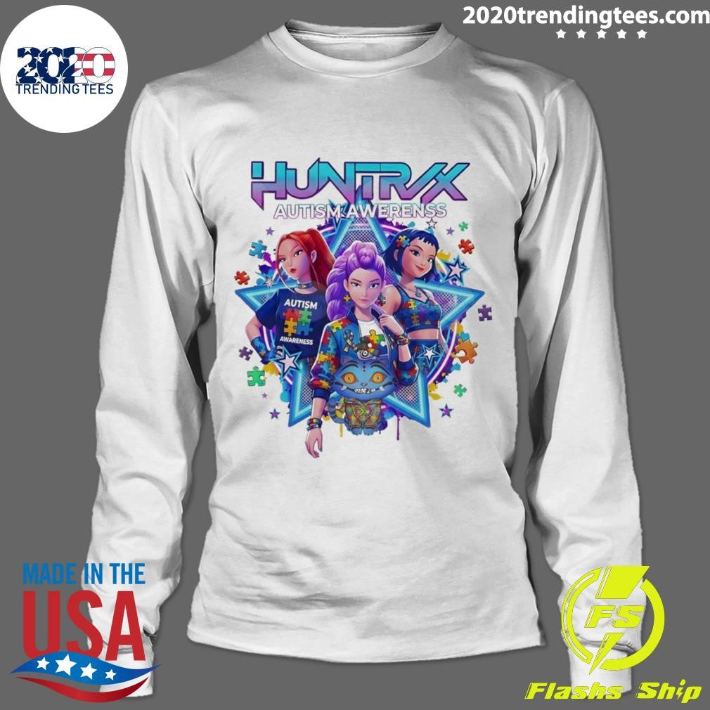 Huntrix Autism Awareness Demon Hunter K-pop 2026 Shirt