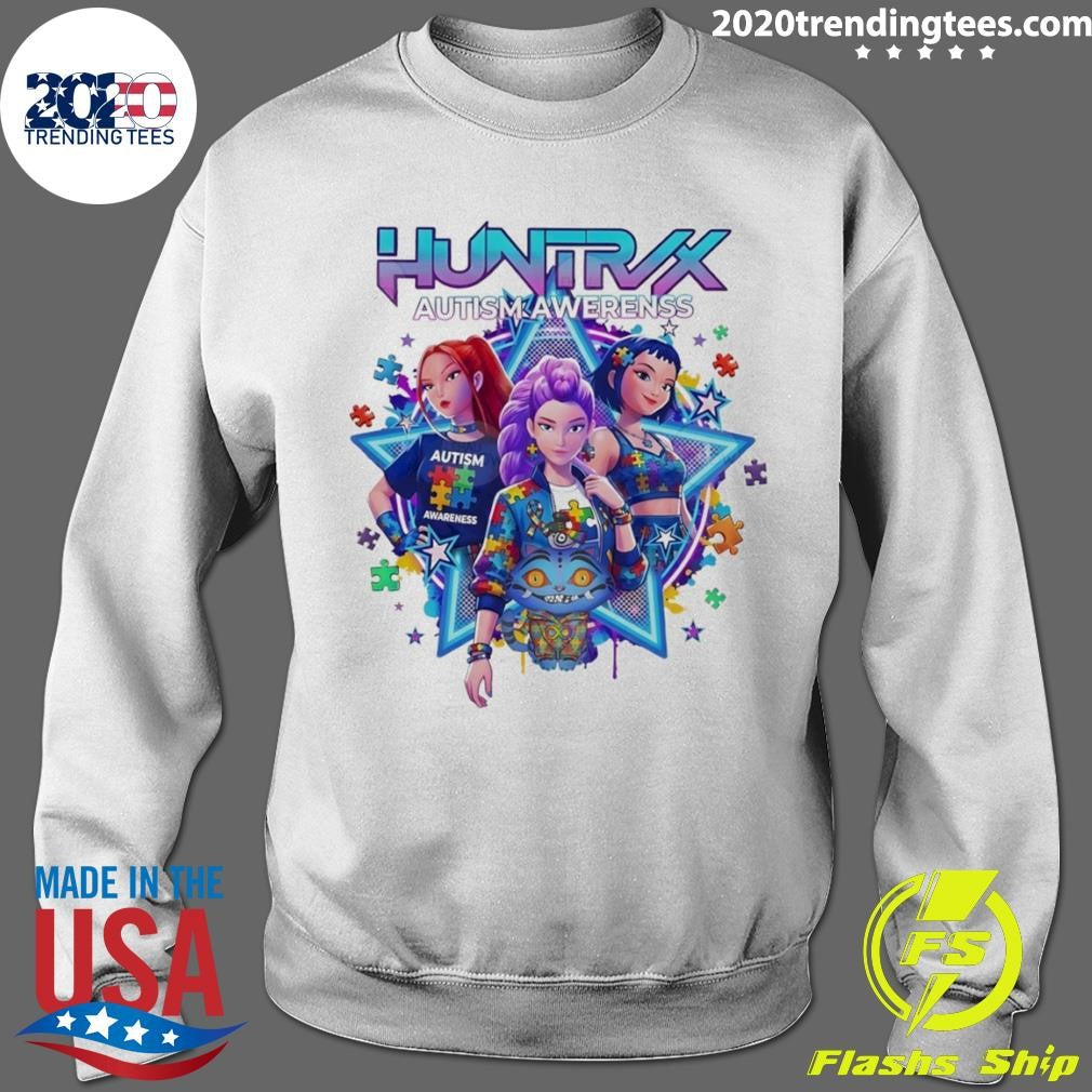 Huntrix Autism Awareness Demon Hunter K-pop 2026 Shirt