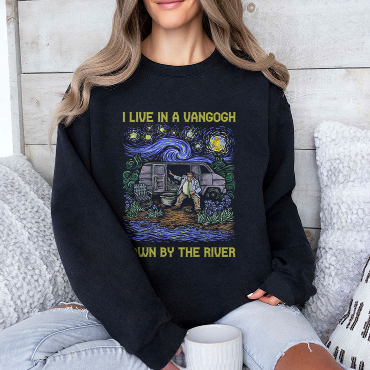 I Live In A Van Gogh Down By The River T Shirt