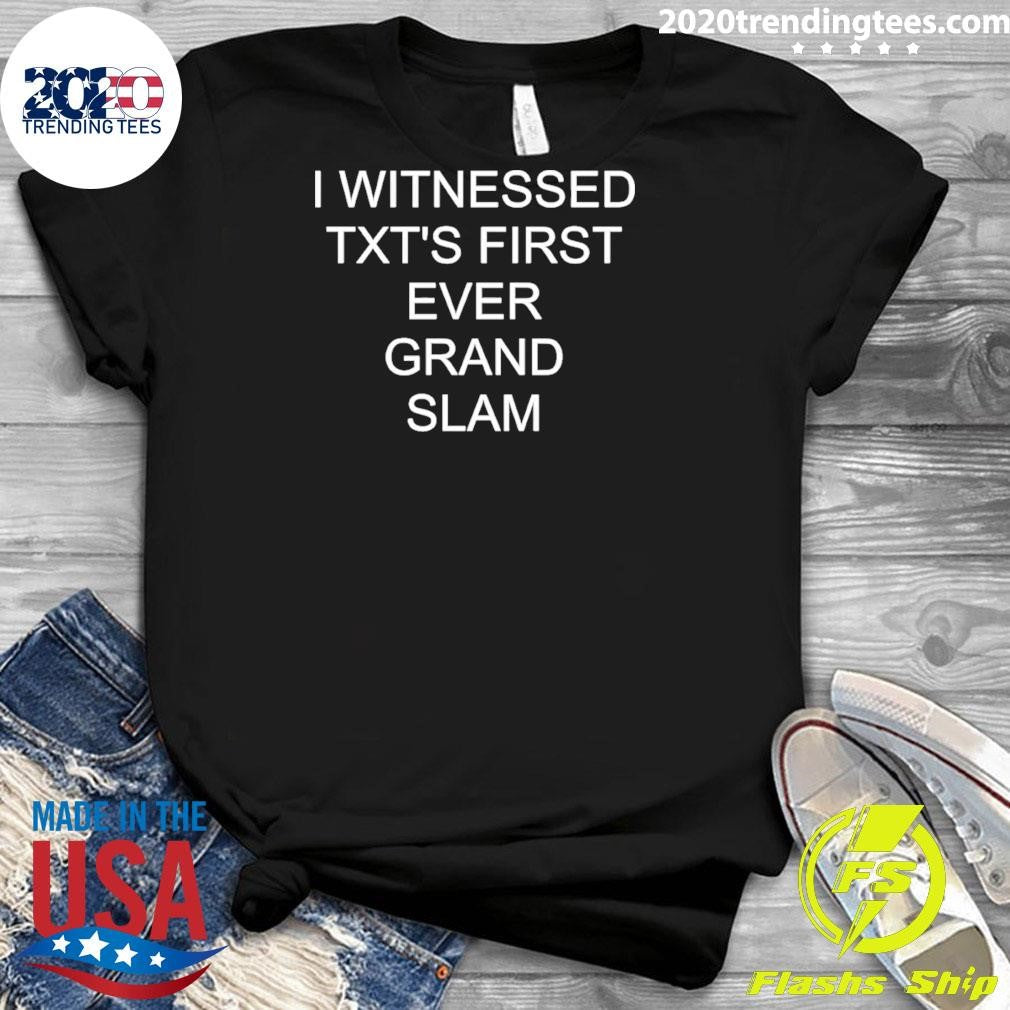 I Witnessed Txt’s First Ever Grand Slam Shirt