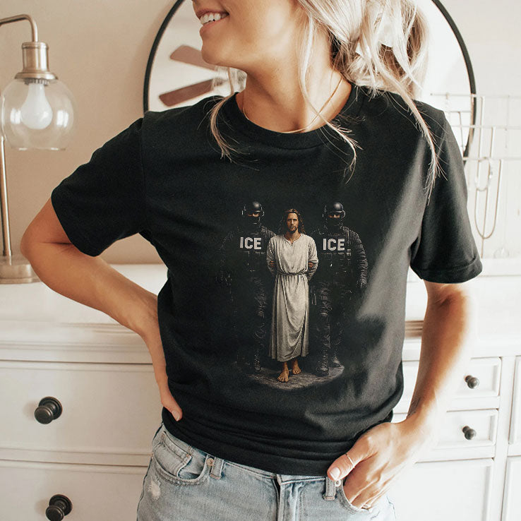 ICE Arresting Jesus T Shirt