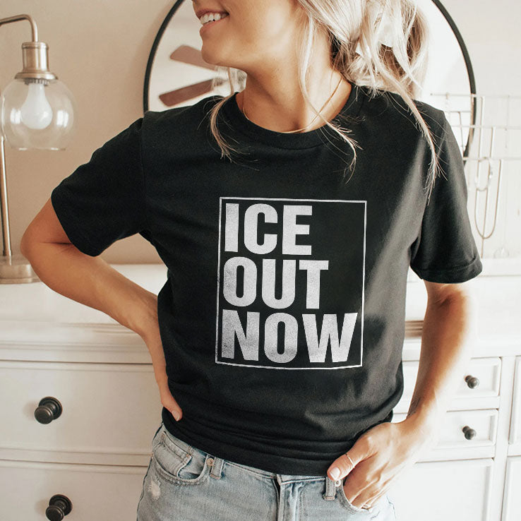 ICE Out Now Abolish ICE T Shirt