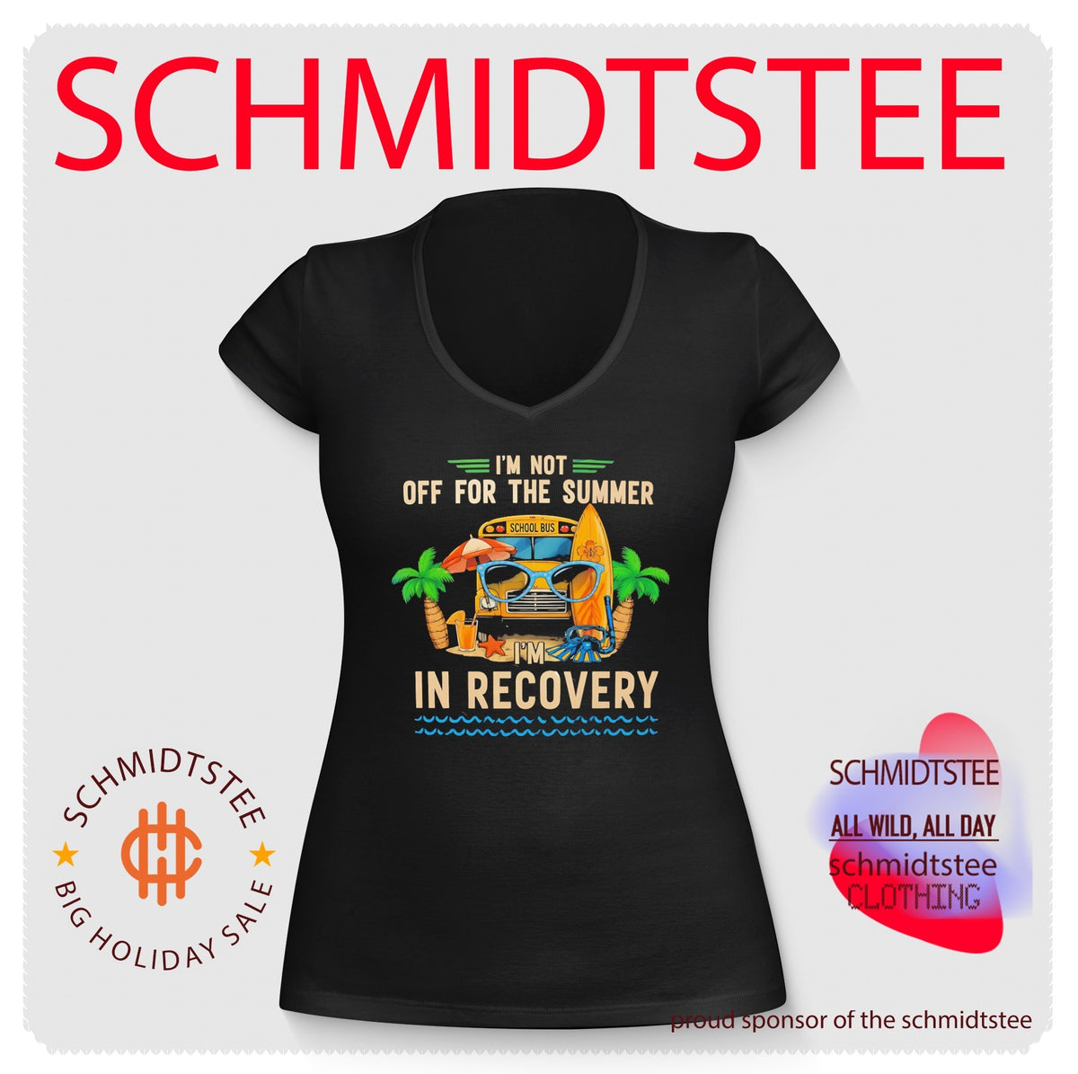 I’m not off for the summer I’m in recovery graphic shirt