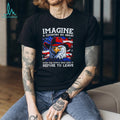 Imagine A Country So Great Patriotic Bald Eagle American Flag Pride Men T Shirt