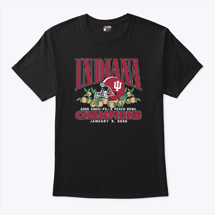 Indiana 2026 Chick-Fil-A Peach Bowl Champions T Shirt