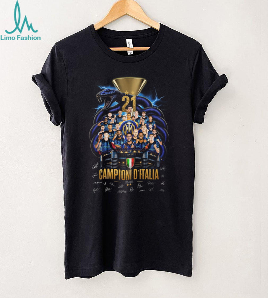 Inter Milan Campioni D’Italia 21 Scudetto 2025 2026 Championship T Shirt