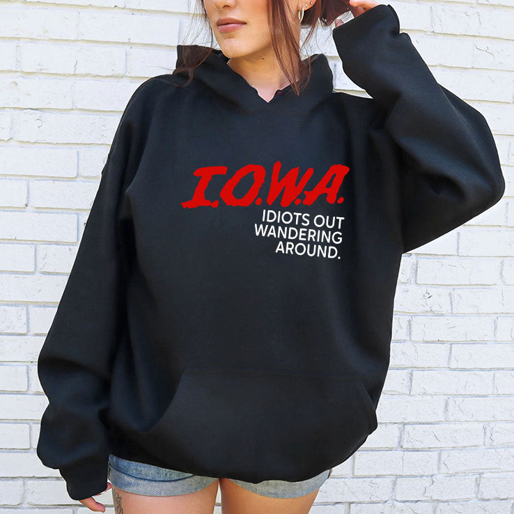 Iowa Idiots Out Wandering Around Shirt